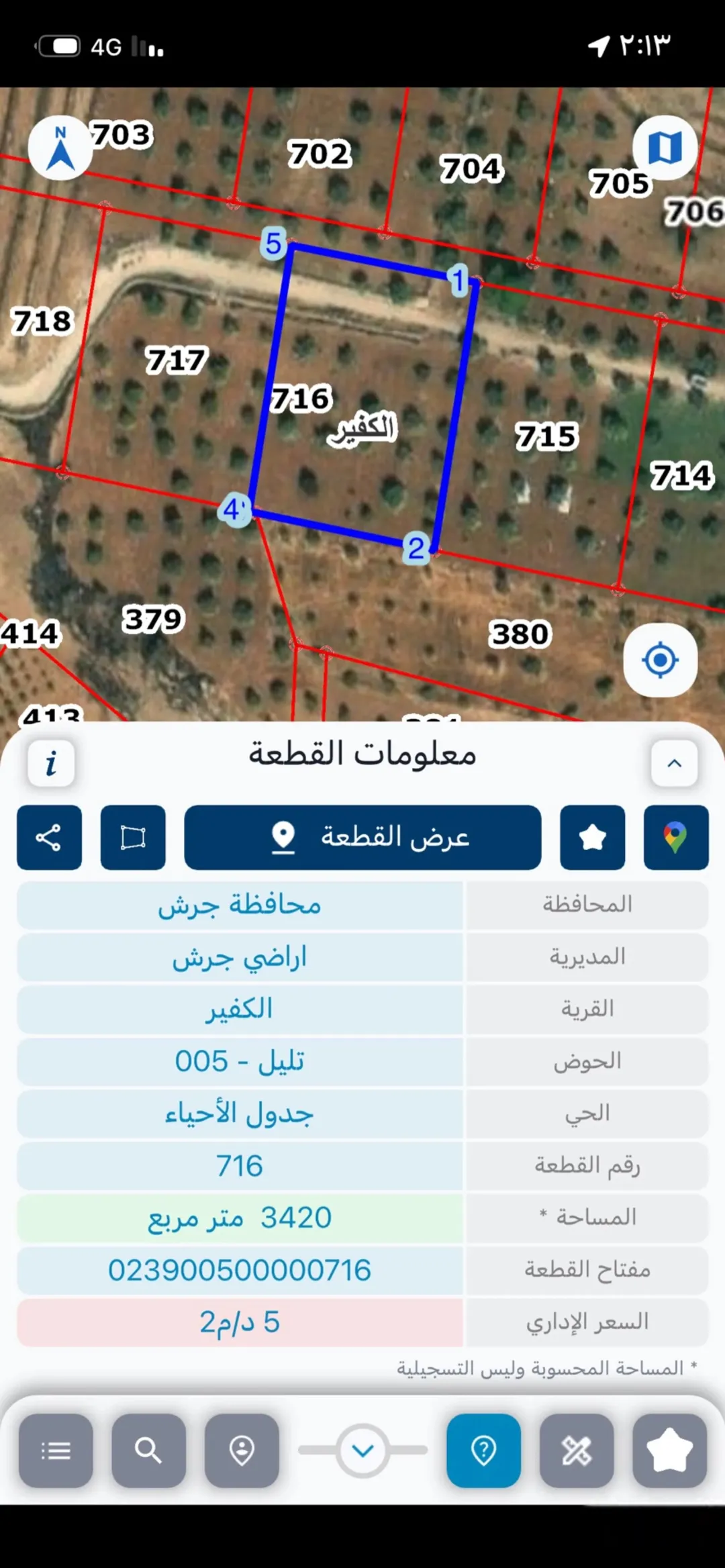 أرض زراعية مميزة للبيع في جرش – الكفير
