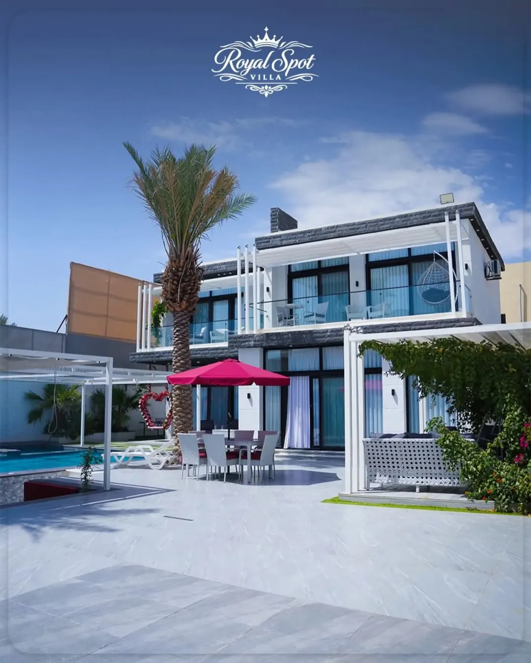 شاليه فاخر جديد مفرووش بالكامل بأحدث التصاميم والأثاث الفاخر يطل على البحر الميت ملاذ هادئ يقع على مقربة من الشارع الرئيسي