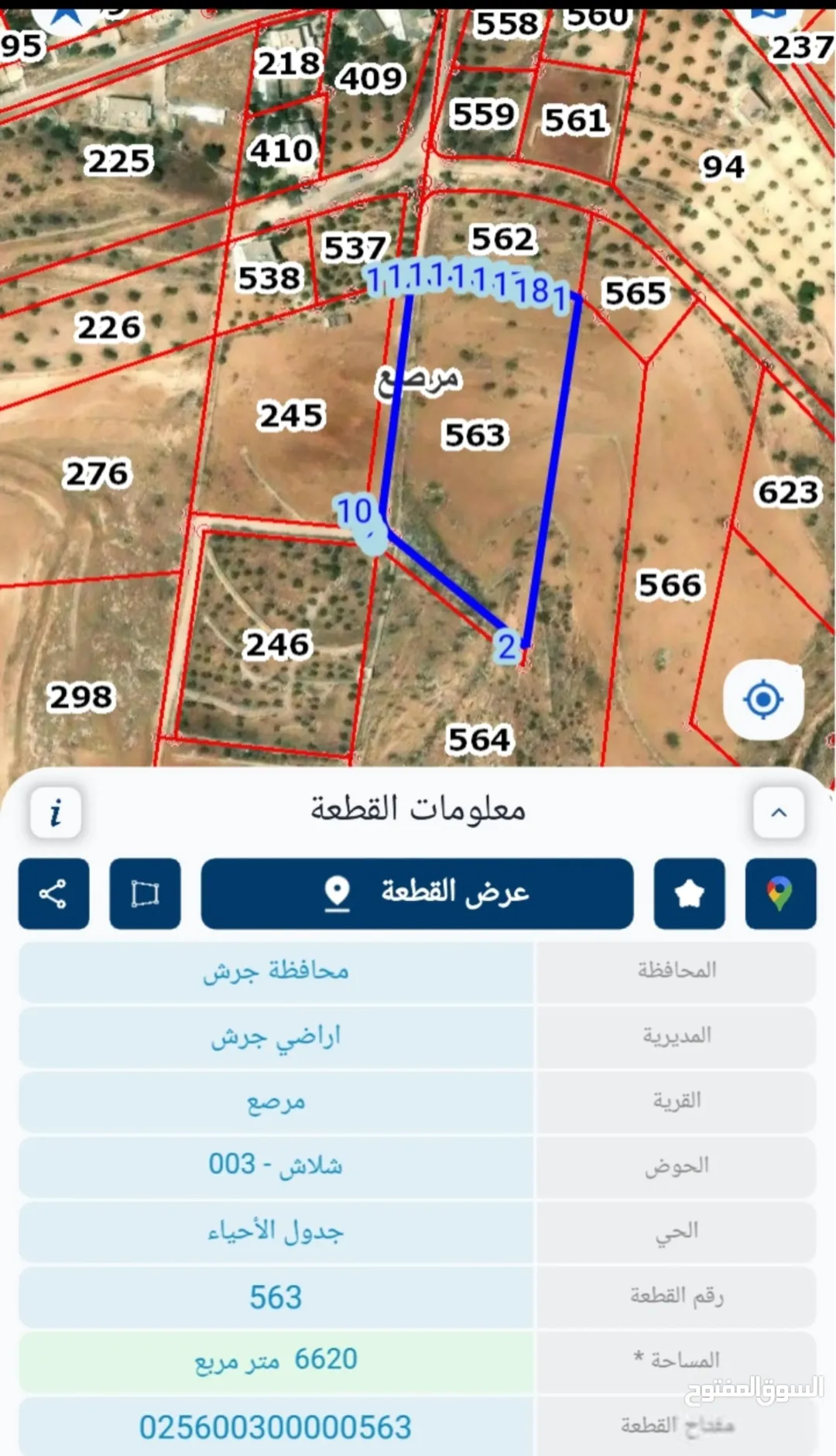 أرض سكنية مميزة للبيع في مرصع – محافظة جرش