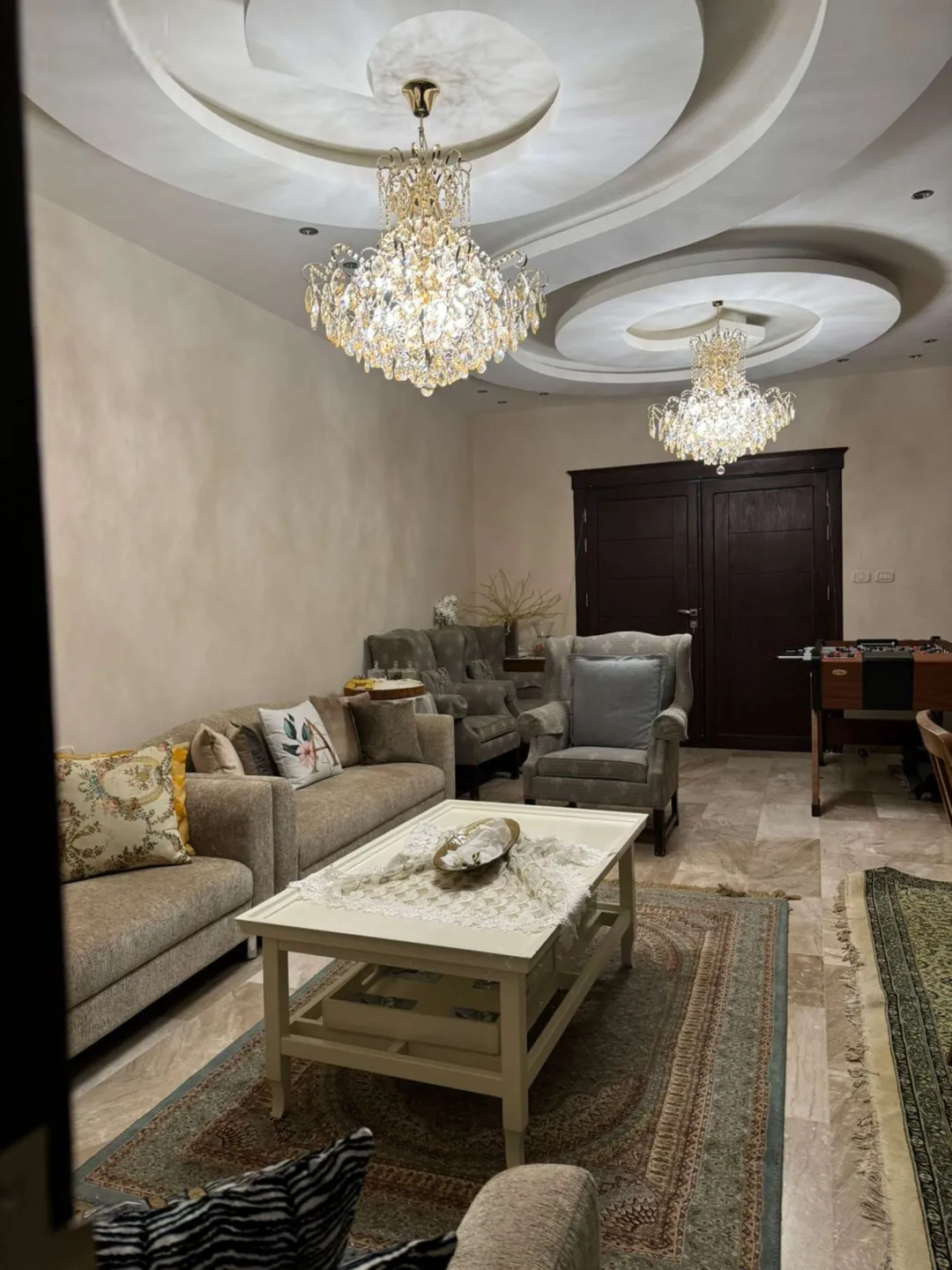 Super-deluxe ground-floor apartment in Dahiet Al Nakheel near Bank Al Etihad – Amman, Jordan | ID 733945 — صورة 2