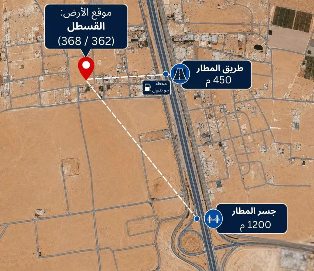 أراضي سكنية للبيع في القسطل – عمان