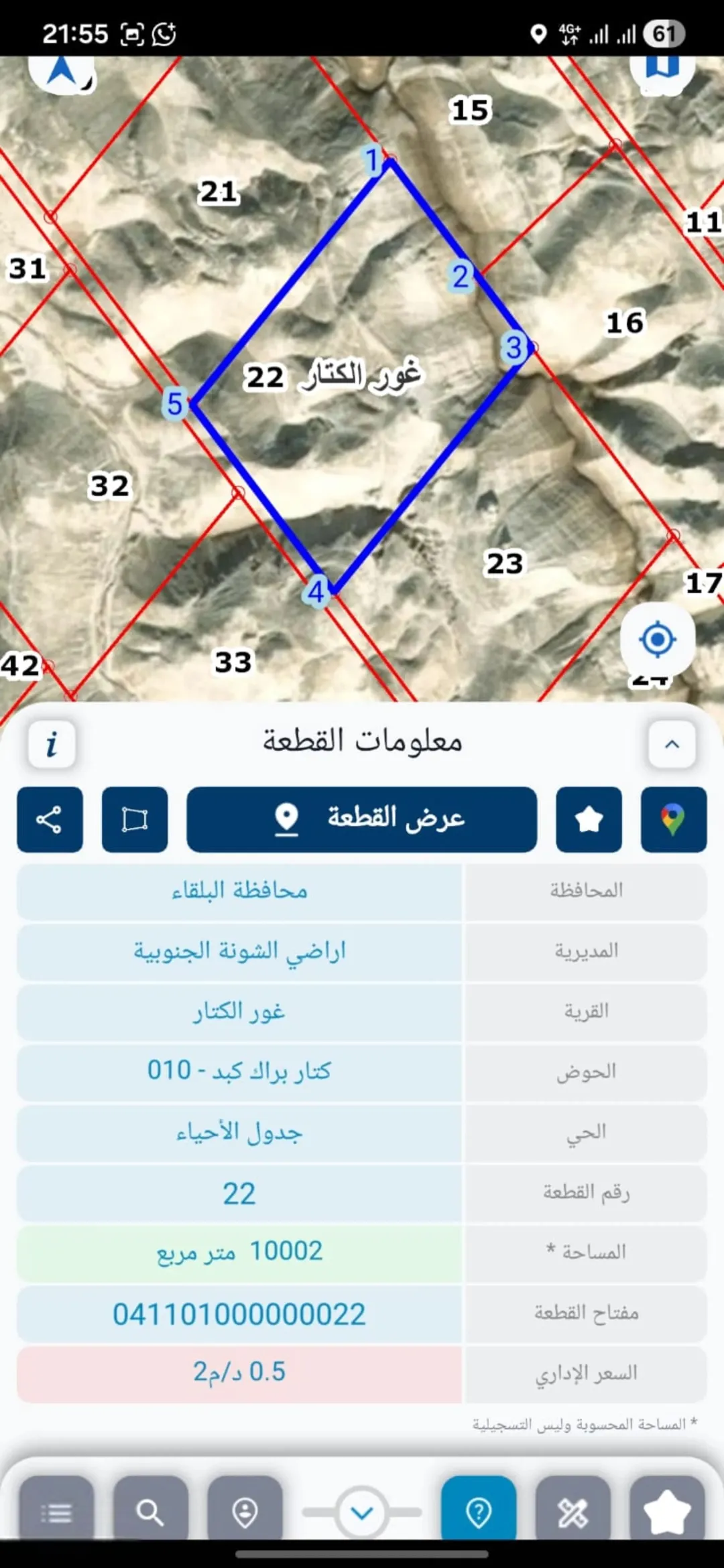 أراضي زراعية مميزة للبيع في غور الكتار