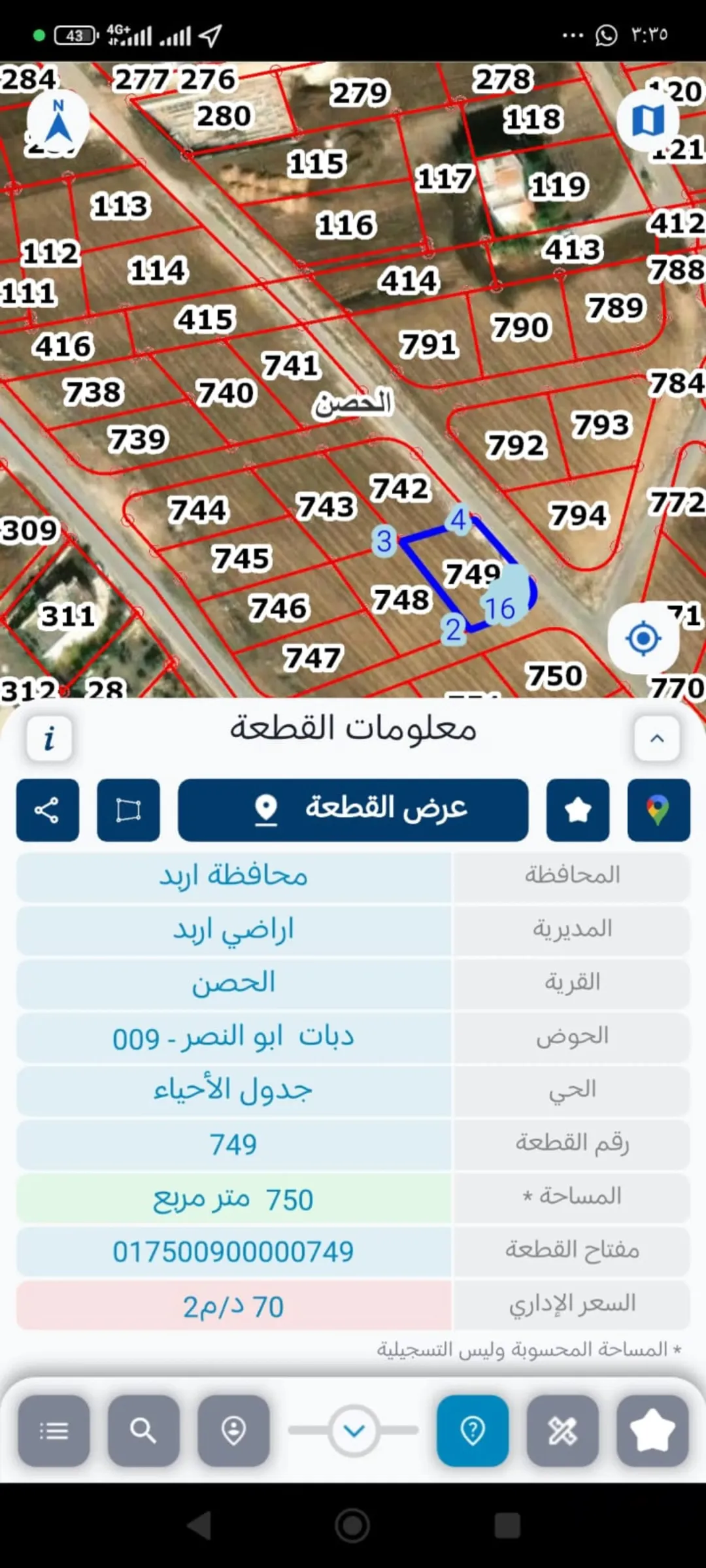 ارض مميزه للبيع
