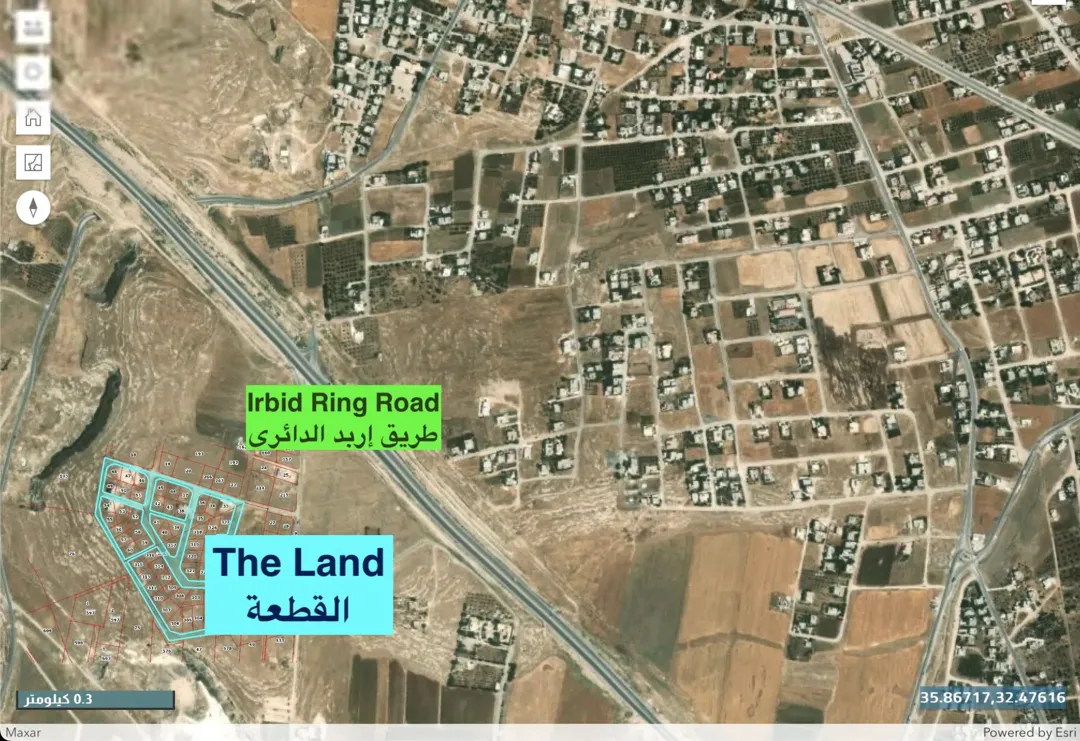 Residential Land for Sale in Al Huson, Irbid Stunning Panoramic Views