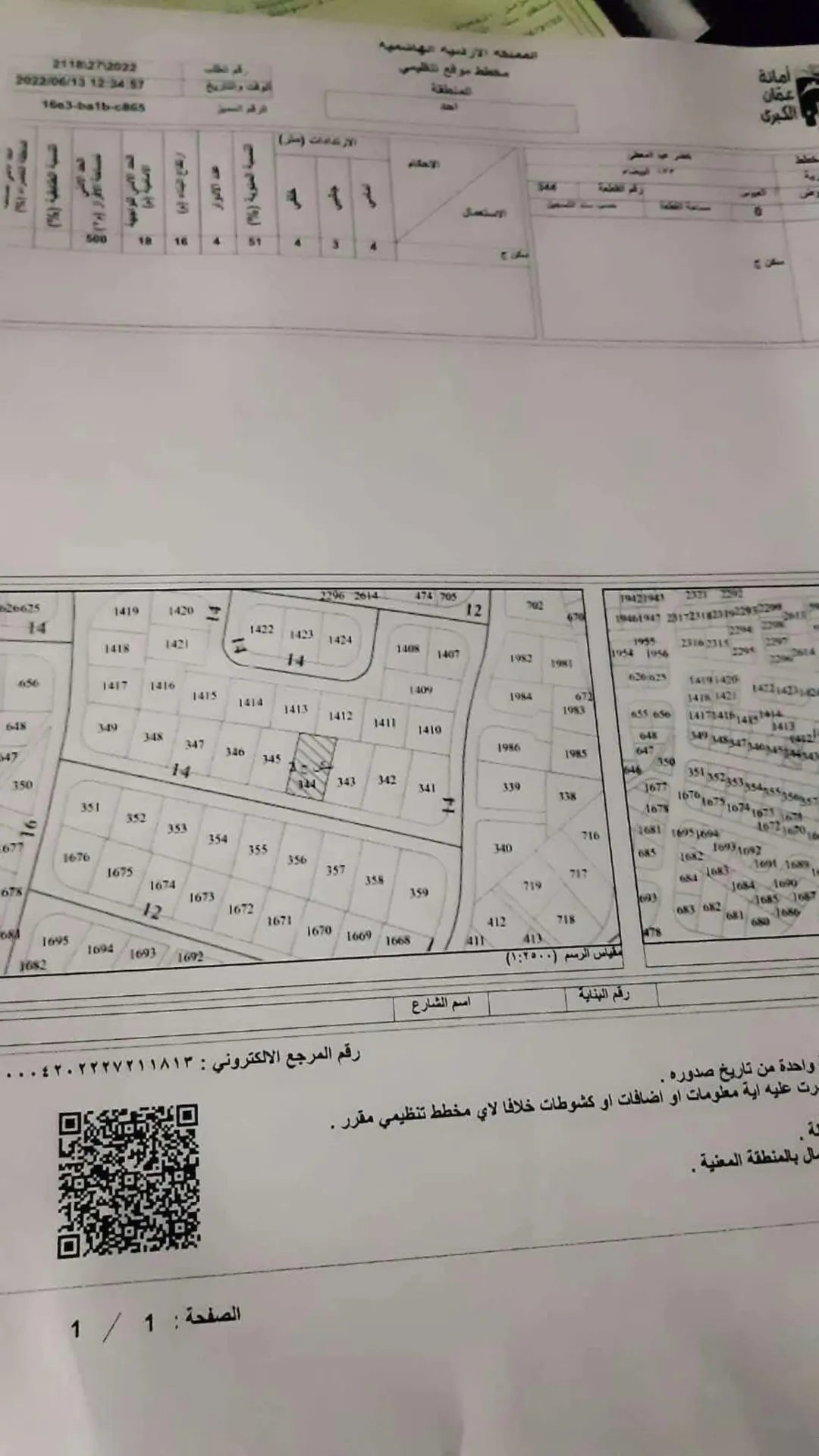قطعة ارض سكن جيم على شارع معبد 14متر