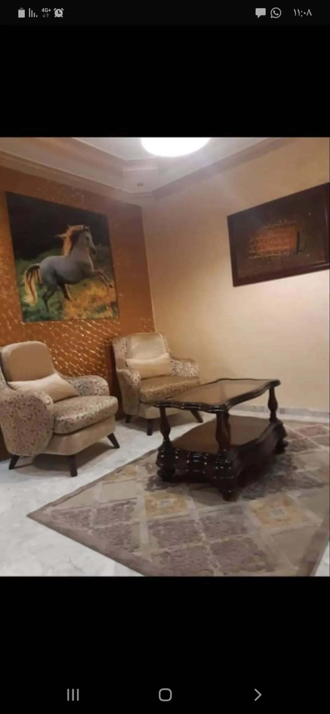 شقة مفروشة فاخرة للإيجار في ضاحية الياسمين مدخل مستقل | ID 737534