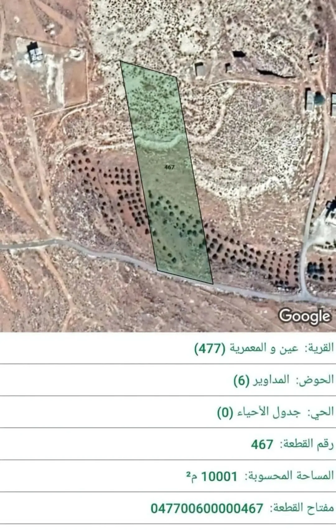 أرض زراعية مميزة للبيع في عين المدوير