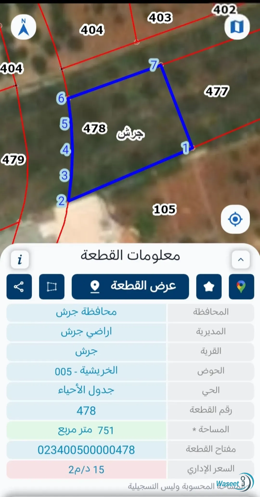 قطعة ارض للبيع