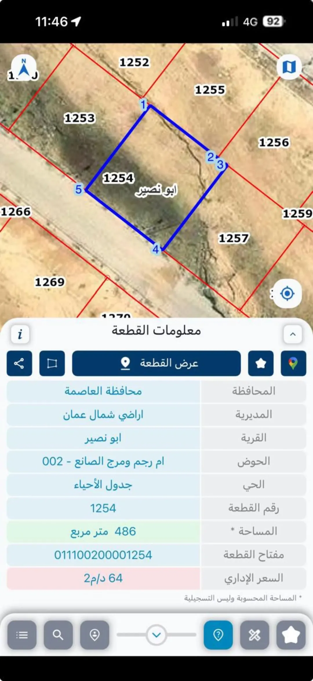 أرض سكنية مميزة للبيع في أبو نصير – شارع الأردن