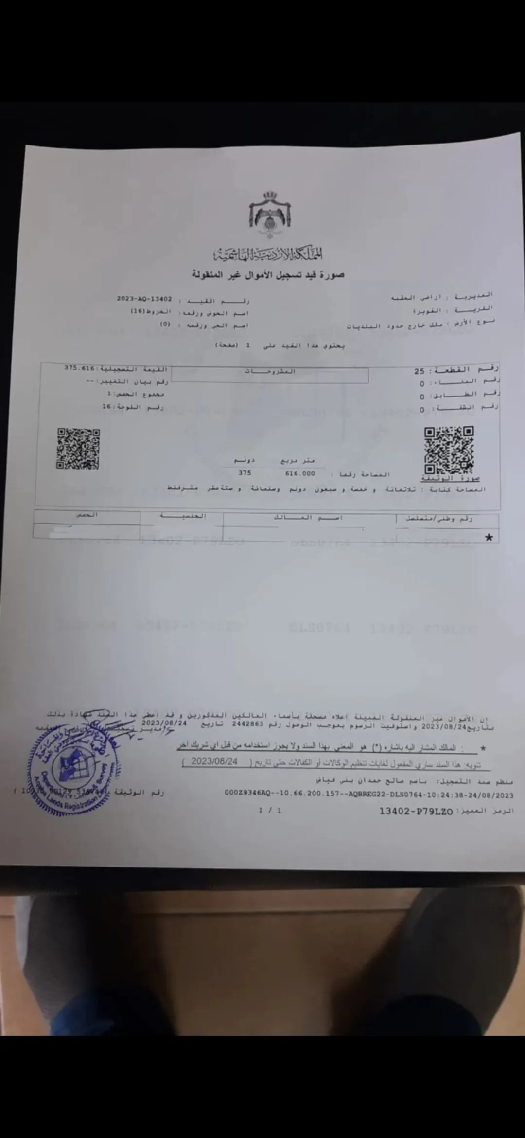 للبيع قطعة أرض مميزة في القويره بالقرب من شارع عمان العقبة