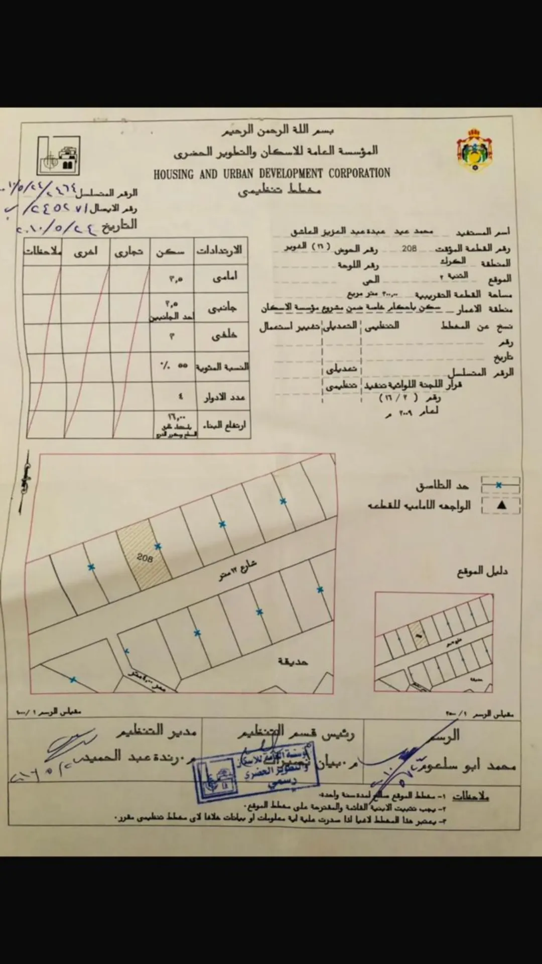 ارض للبيع كاش فقط في الغوير – منطقة التطوير الحضري – خلف المستشفى الكرك الحكومي مخدومة ماء وكهرباء