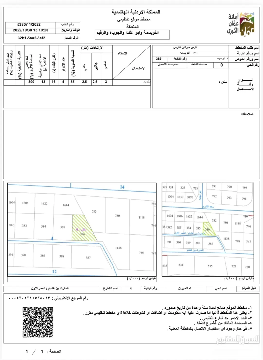 القويسمه قطع متعددة المساحات حوض 2 ام نواره سكن ب/د و حوض 6 ام اذينات سكن ب وحوض الوسيه سكن د