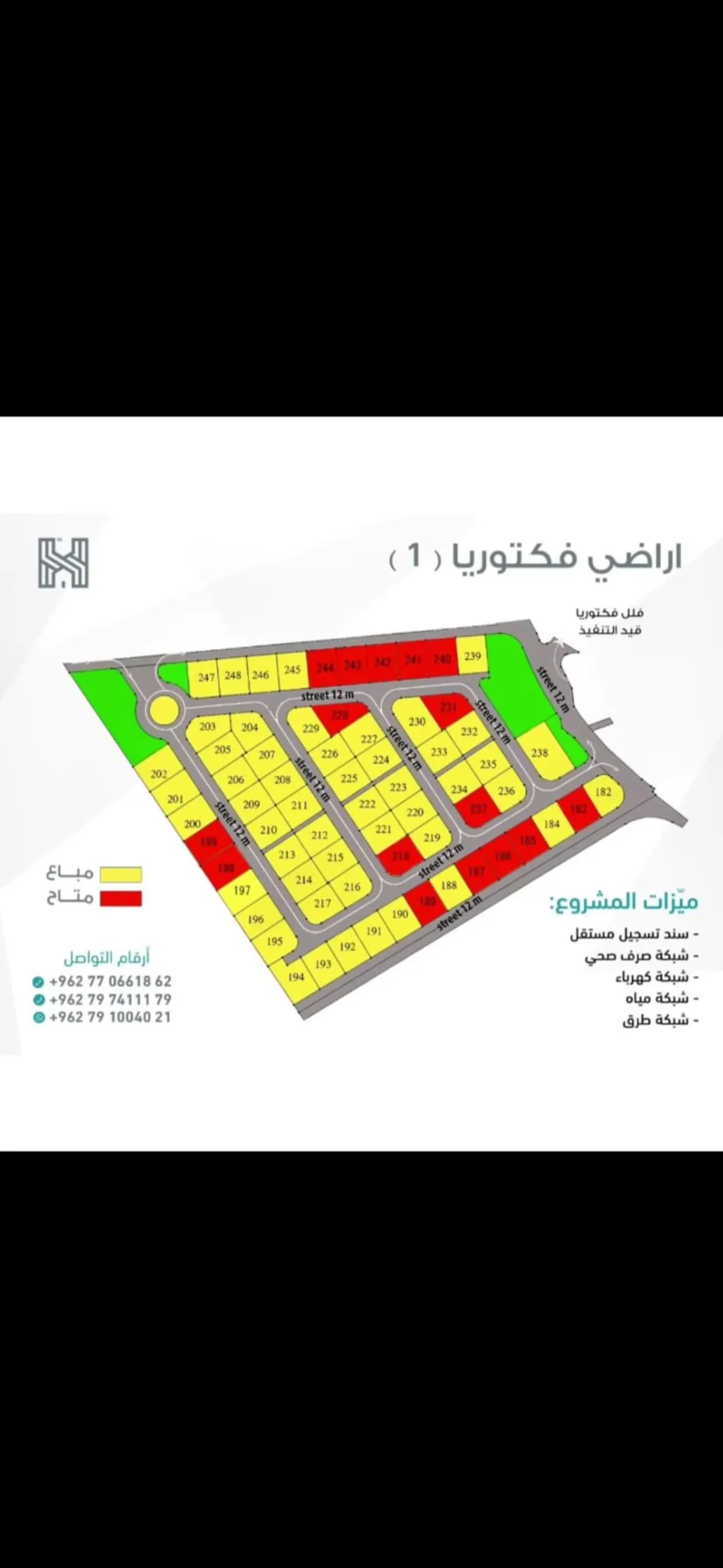 ارض بكمباوند فيكتوريا مساحة 560 – سكن خاص فلل