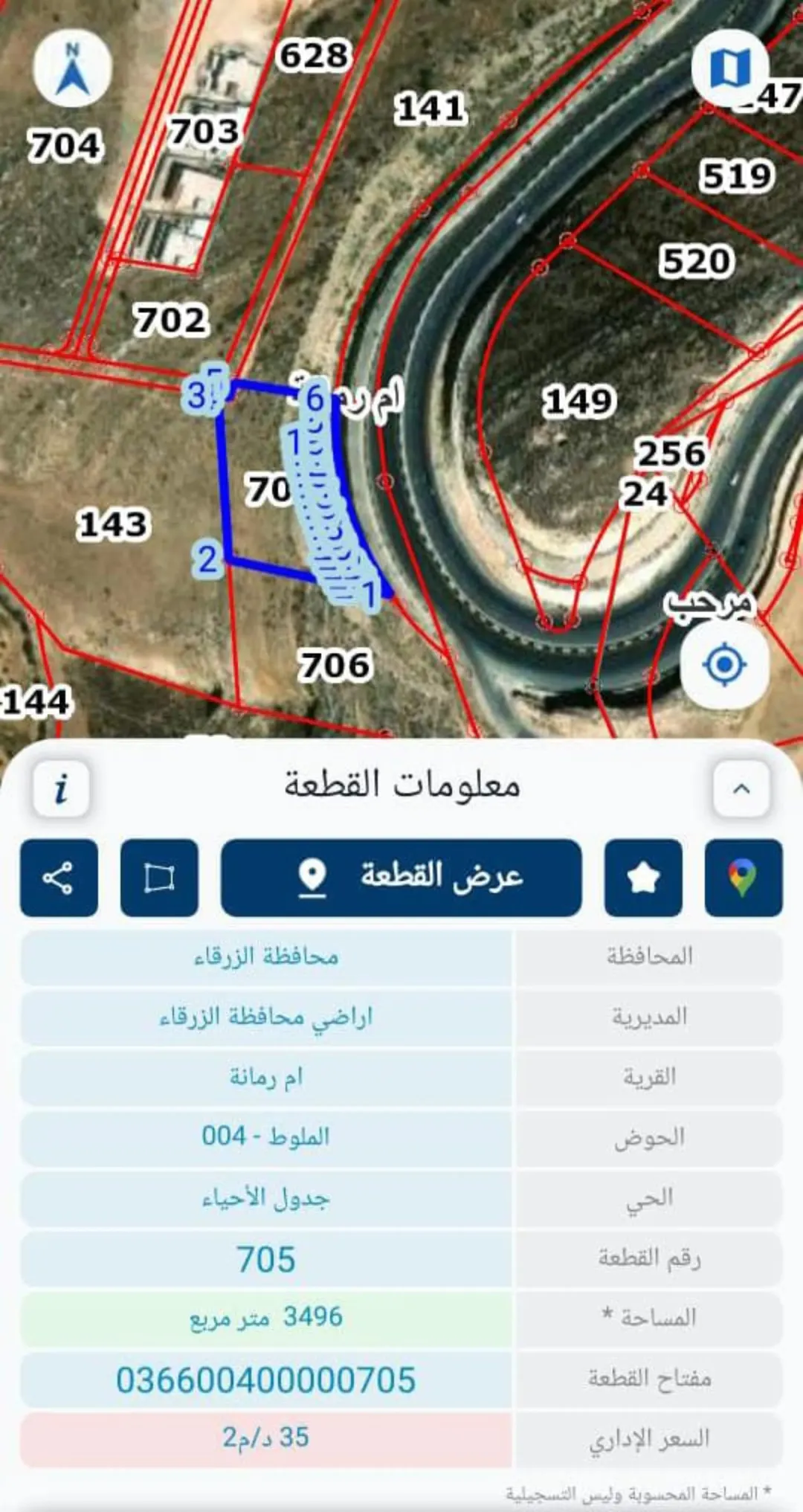 ارض للبيع بيرين حوض الملوط
