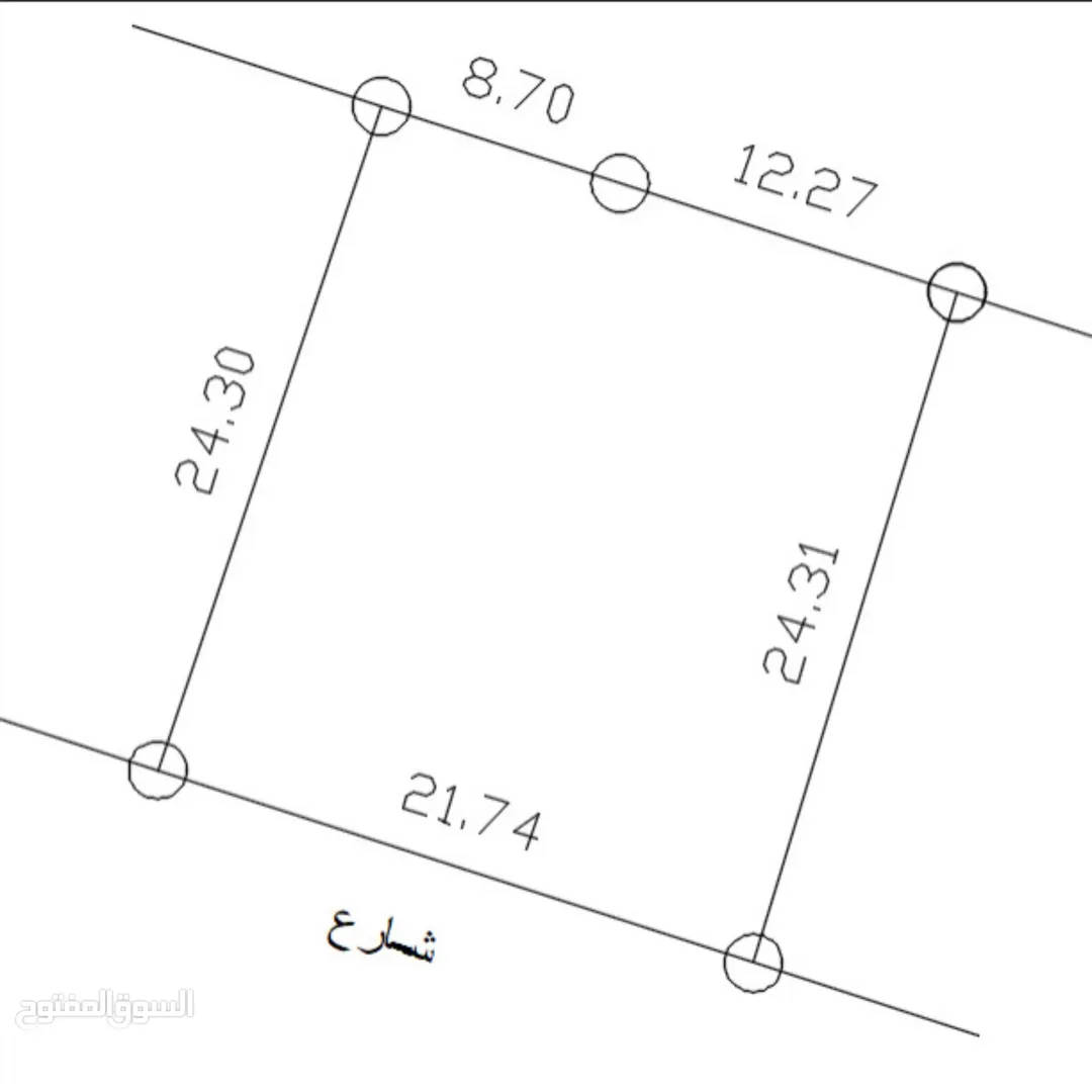 للبيع قطعة أرض مميزة في ناعور 519 مترًا مربعًا