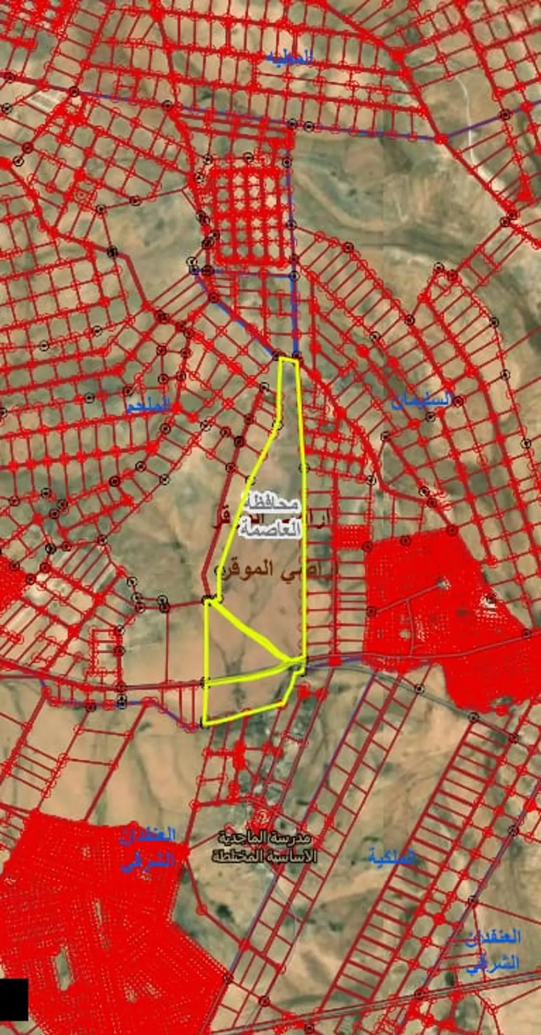 أرض استثمارية ممتازة في الموقر – مشترك – حوض الملحم (المطبة) بجانب شاليهات جيفينج و المشاريع الأخرى