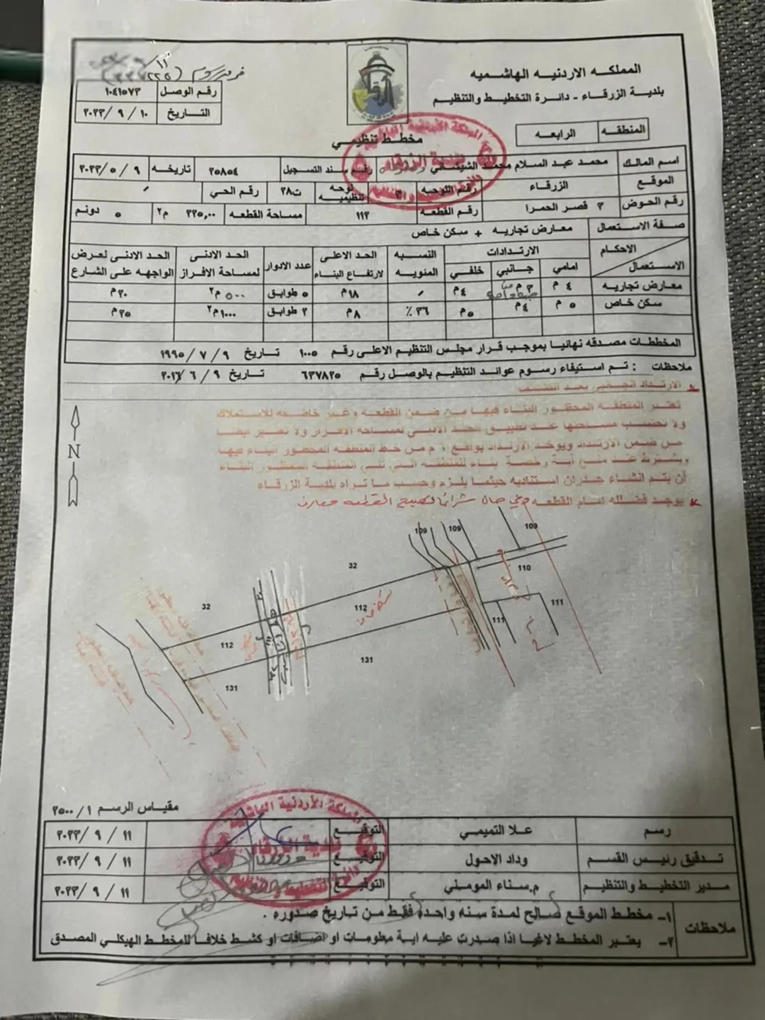 أرض للبيع للاستخدام التجاري والسكني أو الزراعي