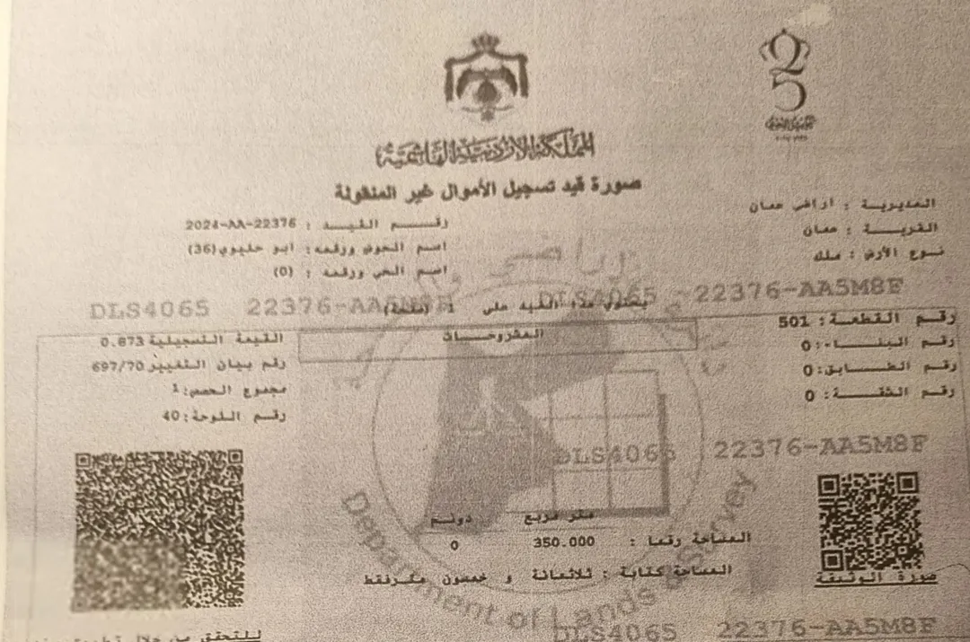 عمارة ثلاث طوابق للبيع في حي نزال