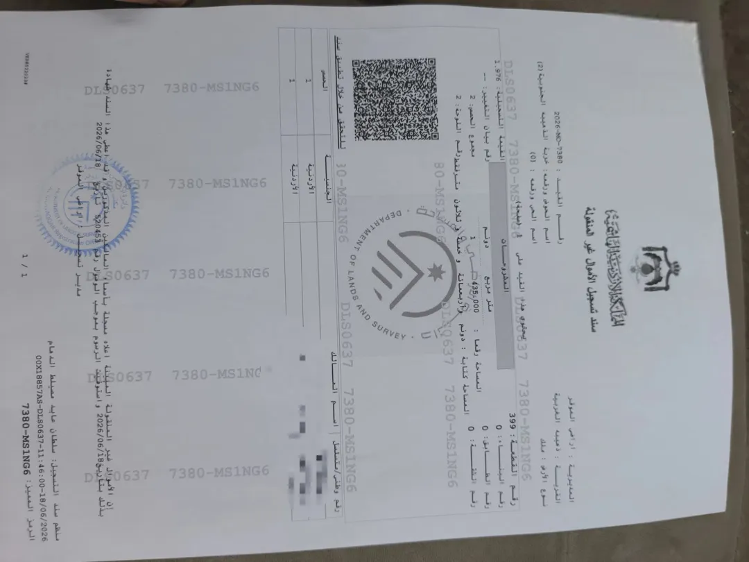 أرض سكنية للبيع في الذهيبة الغربية – الموقر