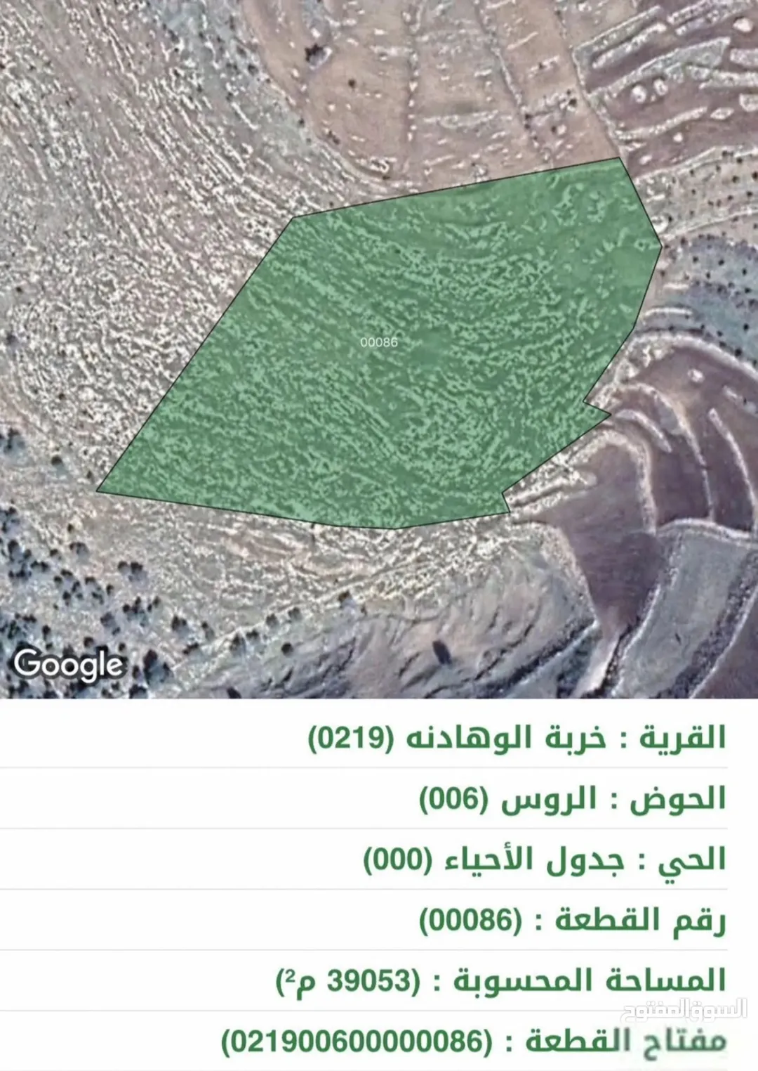 أرض للبيع في عجلون بالقرب من تيليفريك عجلون ومنتجع حوض الروس