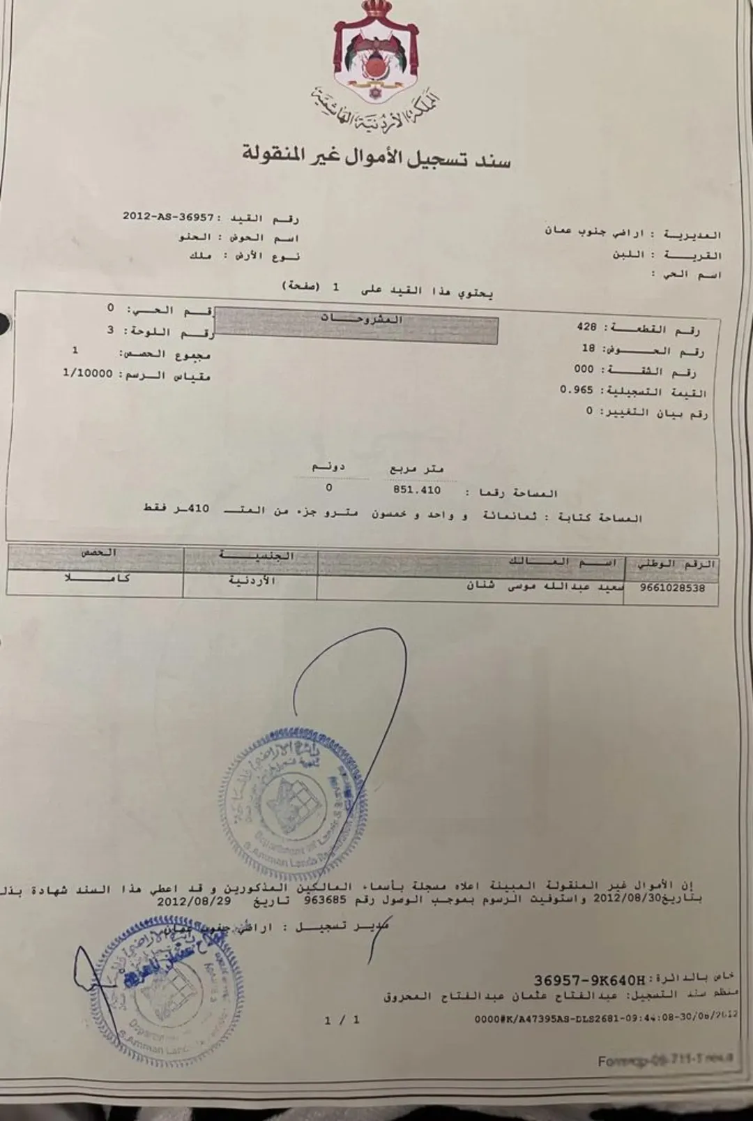 أرض سكنية مميزة للبيع في منطقة اللبن – عمان