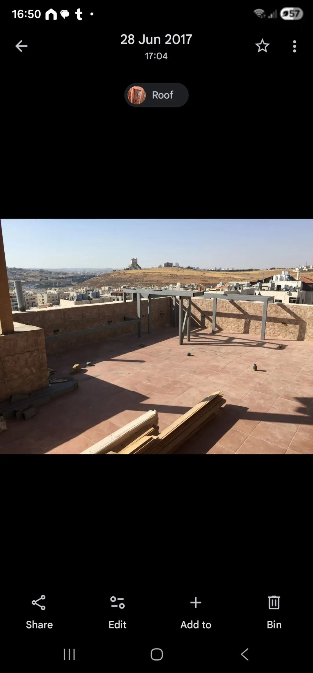 شقة طابق رابع في أجمل إطلالة في ضاحية النخيل مع روف