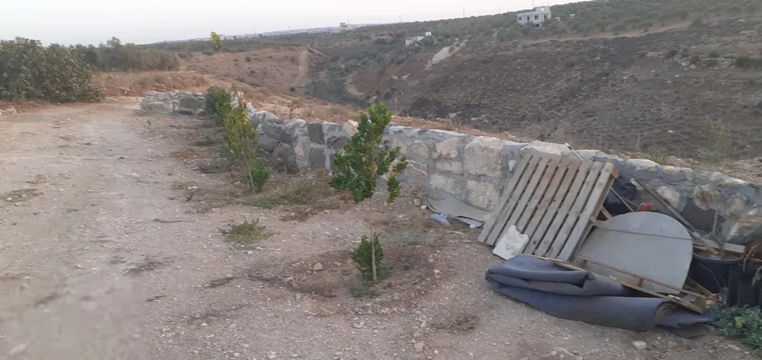 أرض للبيع في حرثا طريق عقربا مساحة 7168 متر مربع