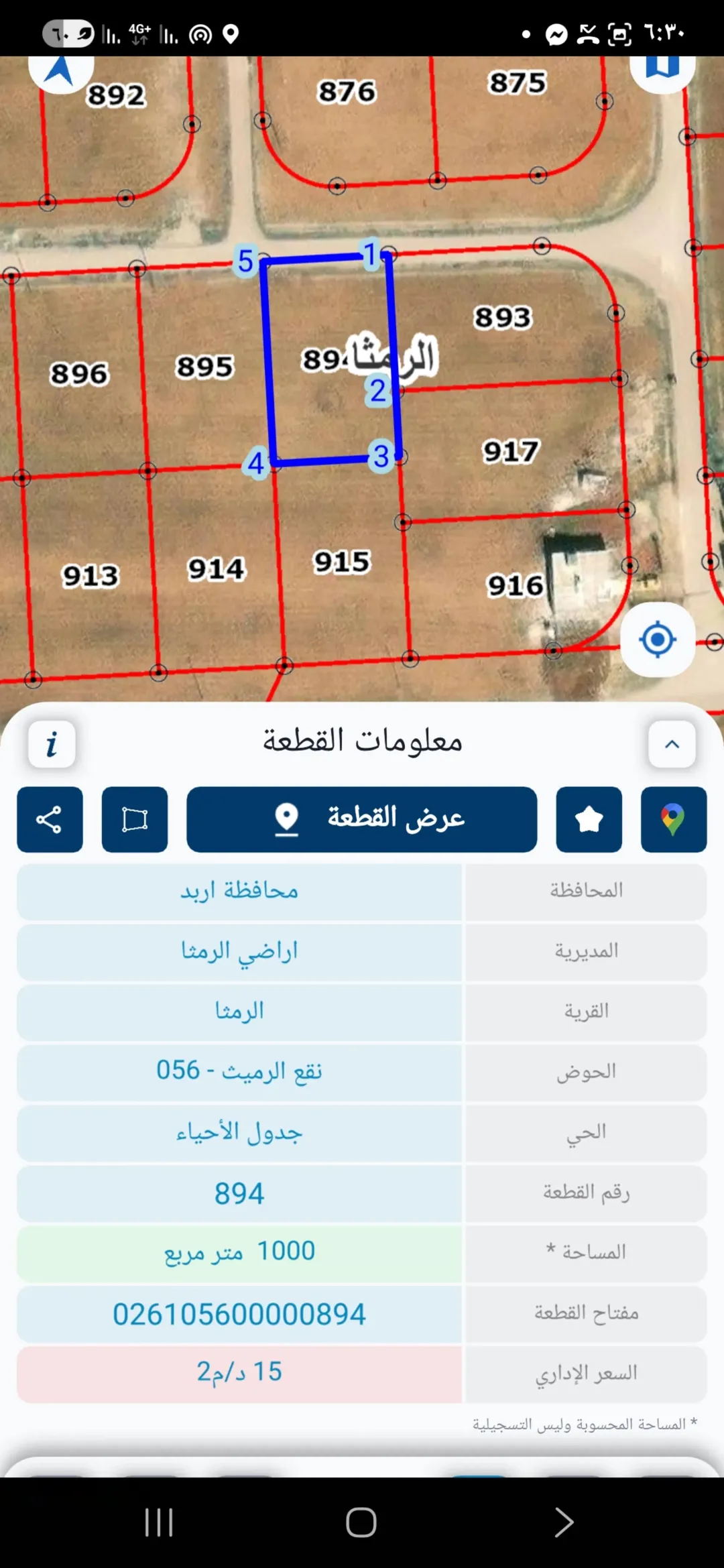 قطعتان من الأراضي السكنية المميزة للبيع في الرمثا