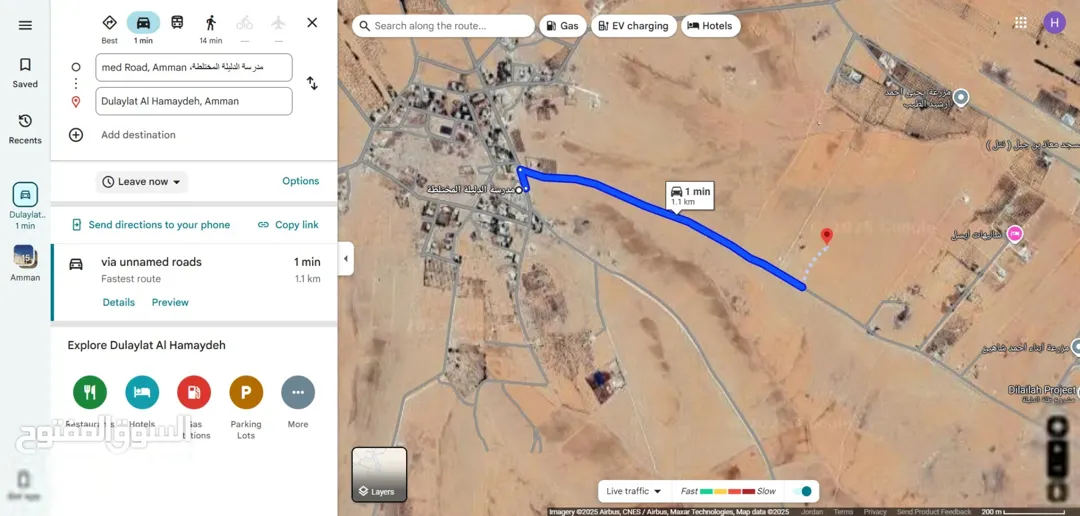 فرصة ذهبية للاستثمار – أرض مميزة للبيع في مادبا / جنوب عمان الدليلة القطيعا، بسعر مغري