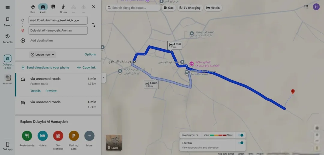 فرصة ذهبية للاستثمار – أرض مميزة للبيع في مادبا / جنوب عمان الدليلة القطيعا، بسعر مغري