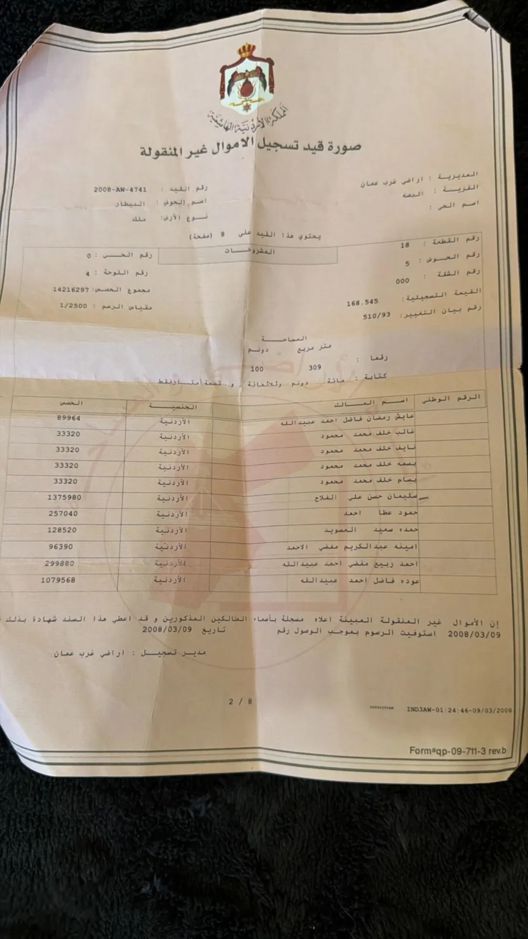 أرض زراعية مميزة للبيع في منطقة البصة – عمان