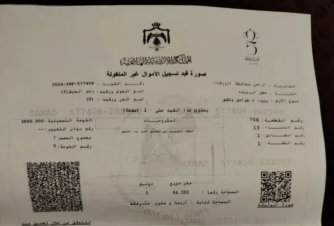شقة للبيع في اسكان ماركا