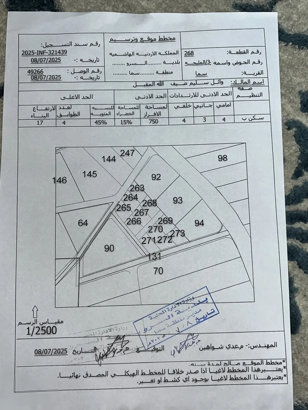 ارض للبيع في سما الروسان