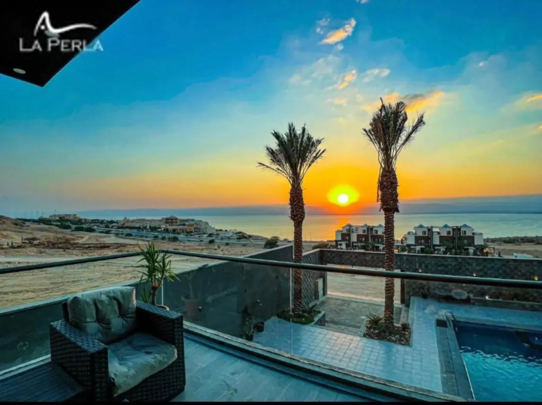 شاليه Laperla اجمل اطلالة على البحر الميت