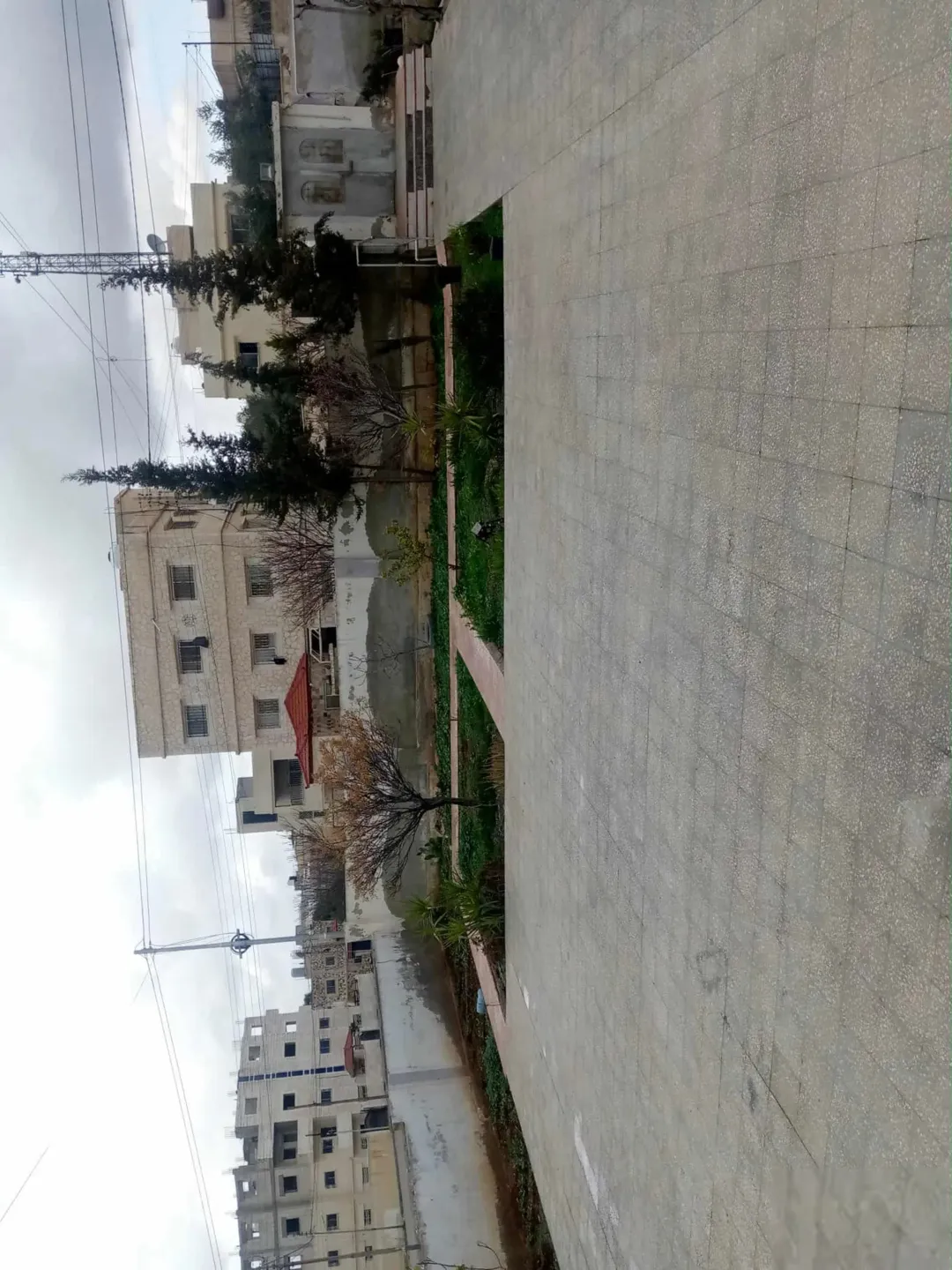 بيت رحب بمساحة 250 مترًا مربعًا على قطعة أرض واسعة بمساحة دونم وربع يتكون طابق واحد من ثلاثة غرف نوم واحدة ماستر وحمامين وغرفة ضيافة وصالونين ومطبخ واسع