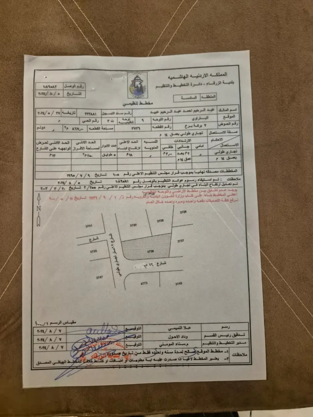 أرض تجارية استثمارية للبيع في الزرقاء