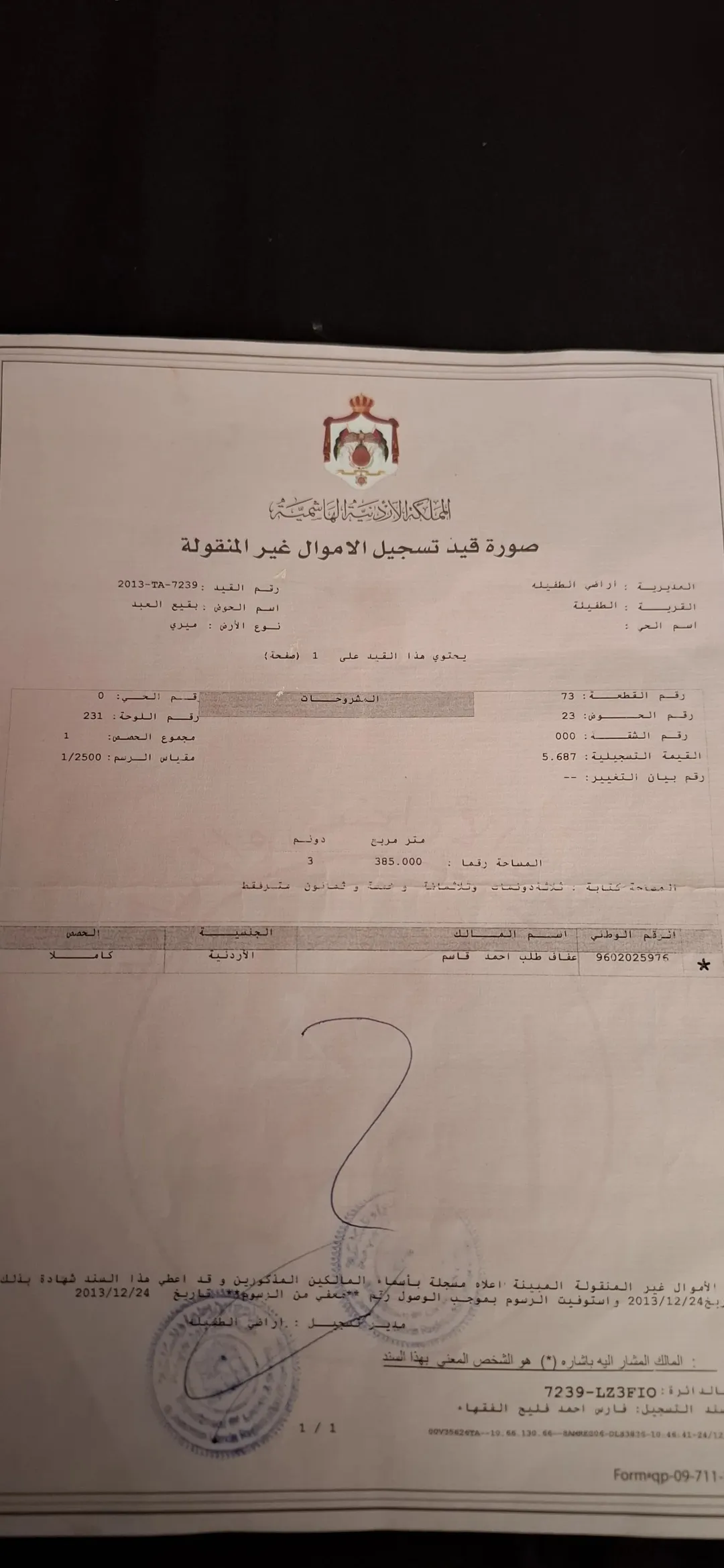 أراضي سكنية مميزة للبيع في محافظة الطفيلة