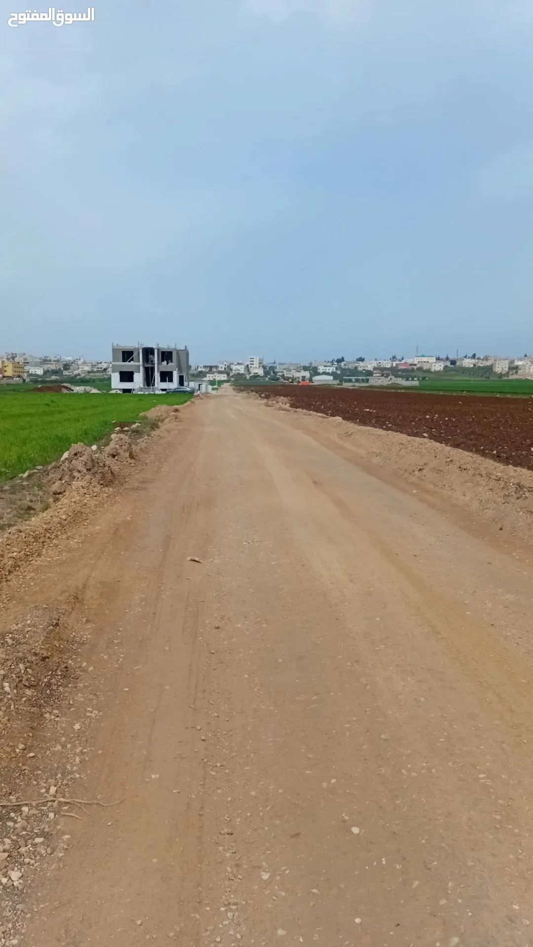 ارض للبيع اربد حكما شارع عمان حوض المنظار