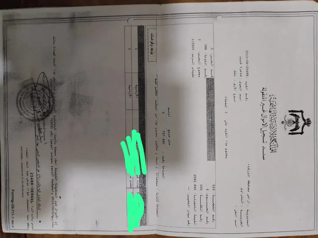 قطعة أرض مميزة على ثلاثة شوارع في حي معصوم