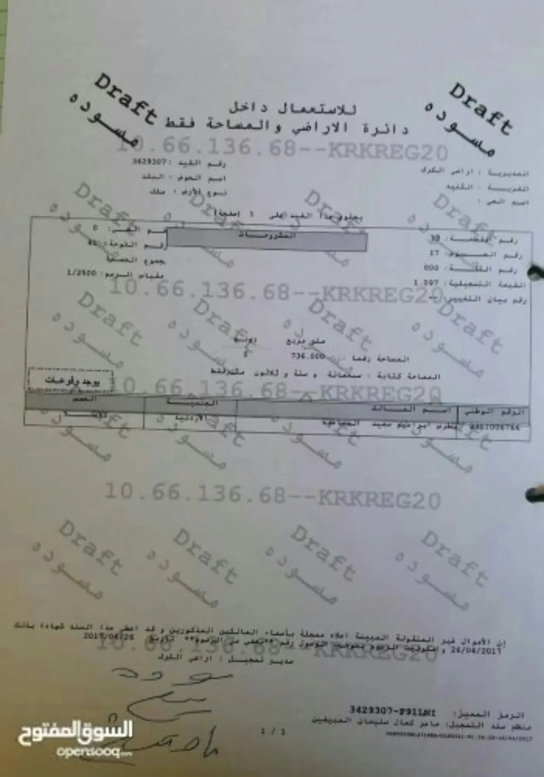 أرض تجارية مميزة للبيع في الثنية – الكرك