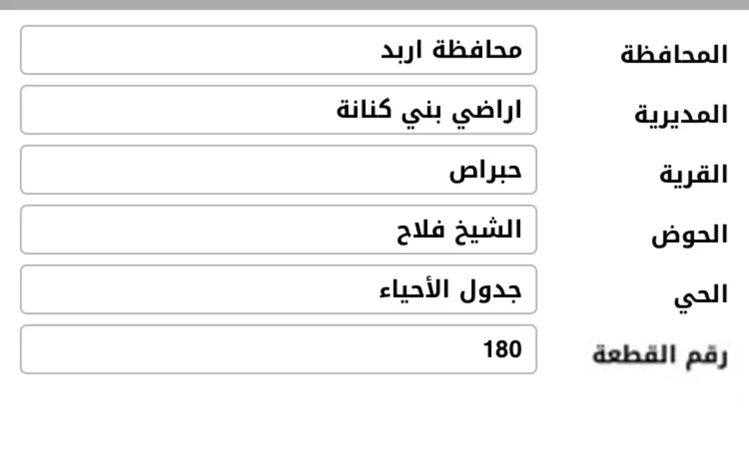 أرض سكنية مميزة للبيع في حبراص – محافظة إربد