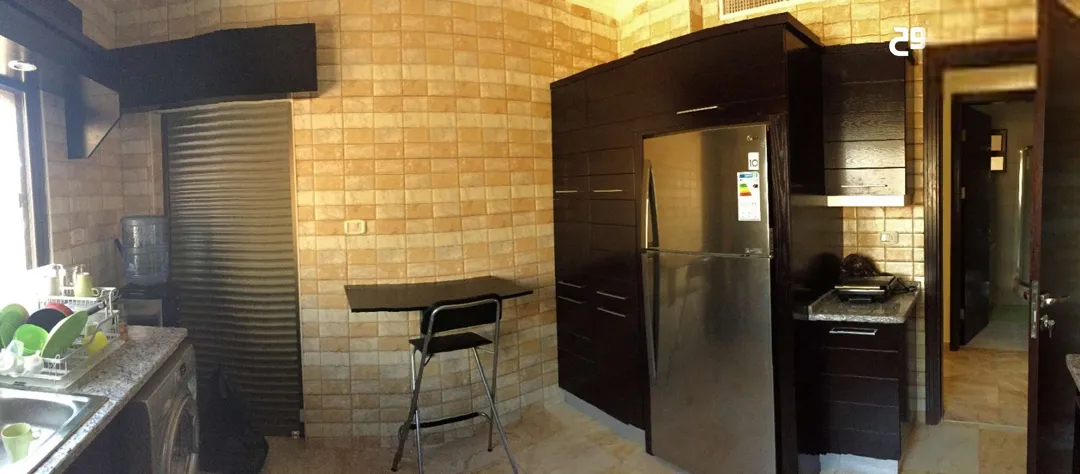 شقة أرضية فاخرة 130 مترًا في دير غبار بتراس 125 مترًا ومفروشة بالكامل – عمان الاردن | ID 590161