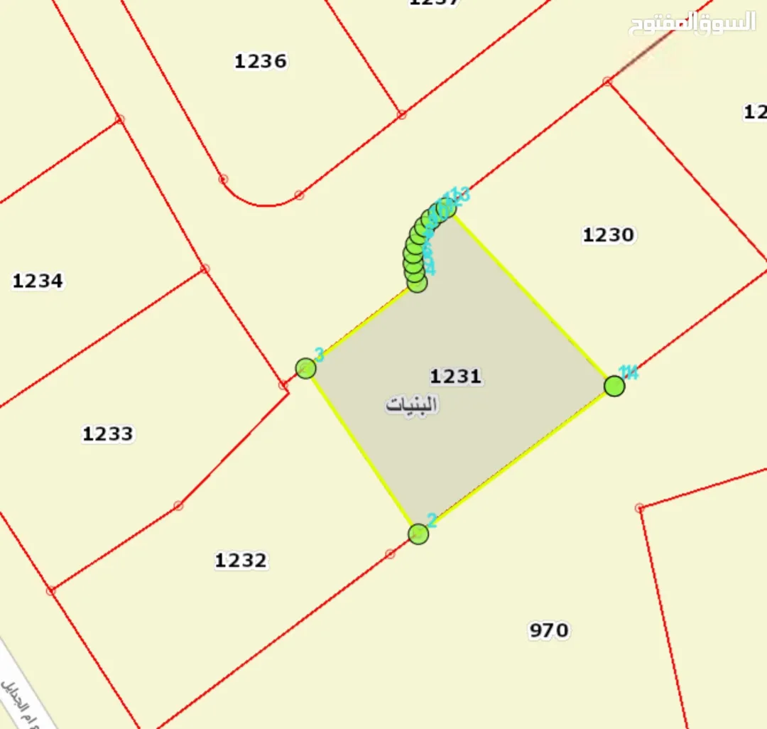 Residential zone C plot in the best areas of Al-Bunayyat overlooking the commercial market