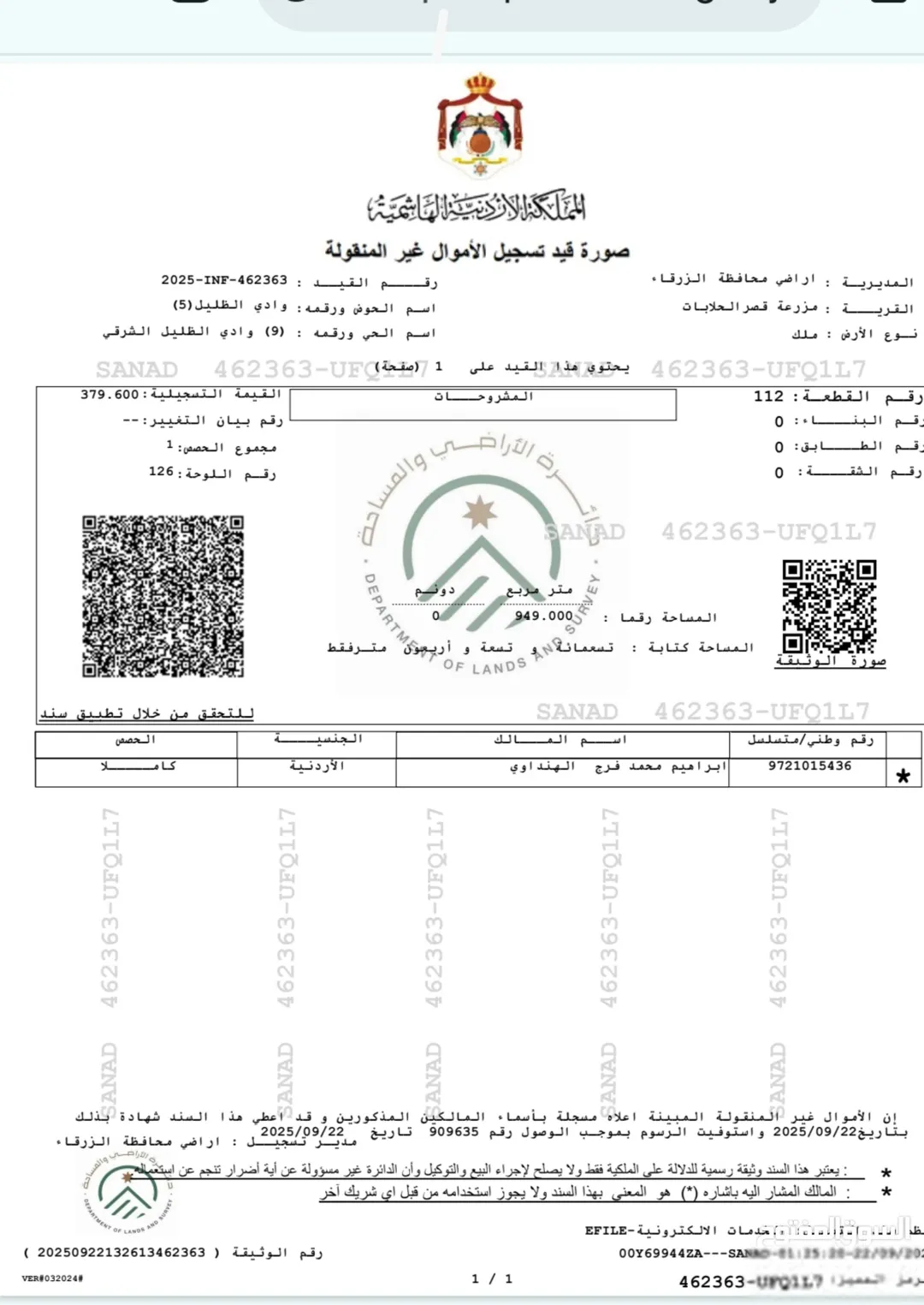 أرض سكنية مميزة للبيع