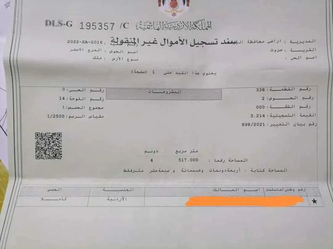الارض للبيع تقع على الشارع الرئيسي