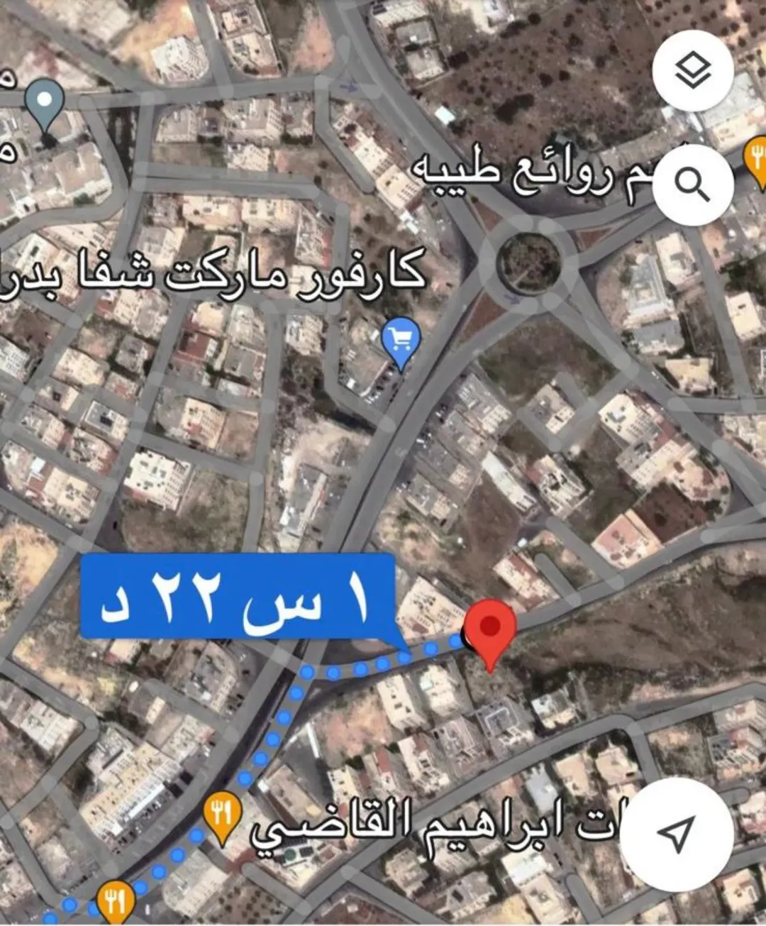 أرض مميزة في شفا بدران الذهيبة 961 متر مربع واجهة 31 مترًا على شارع 20 مترًا