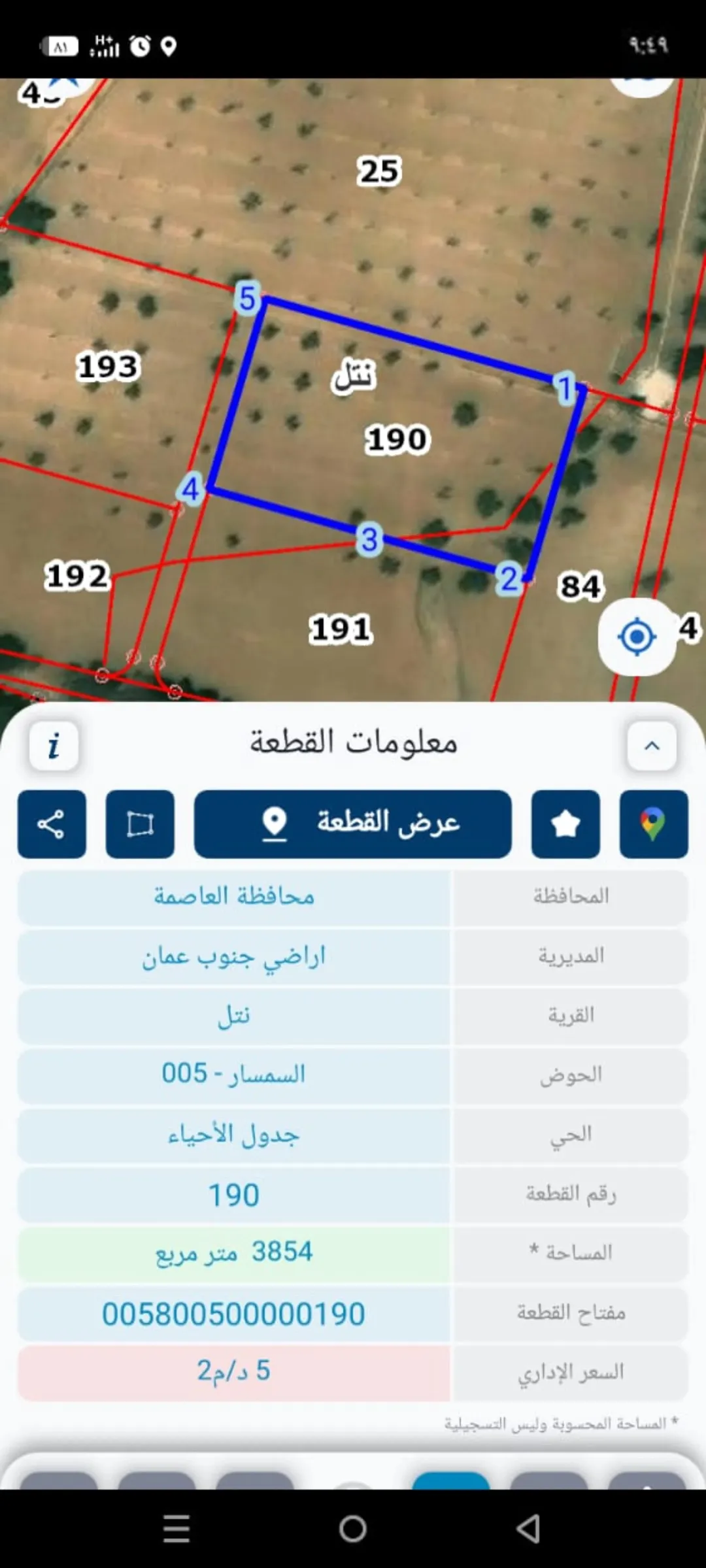 أرض زراعية مميزة للبيع