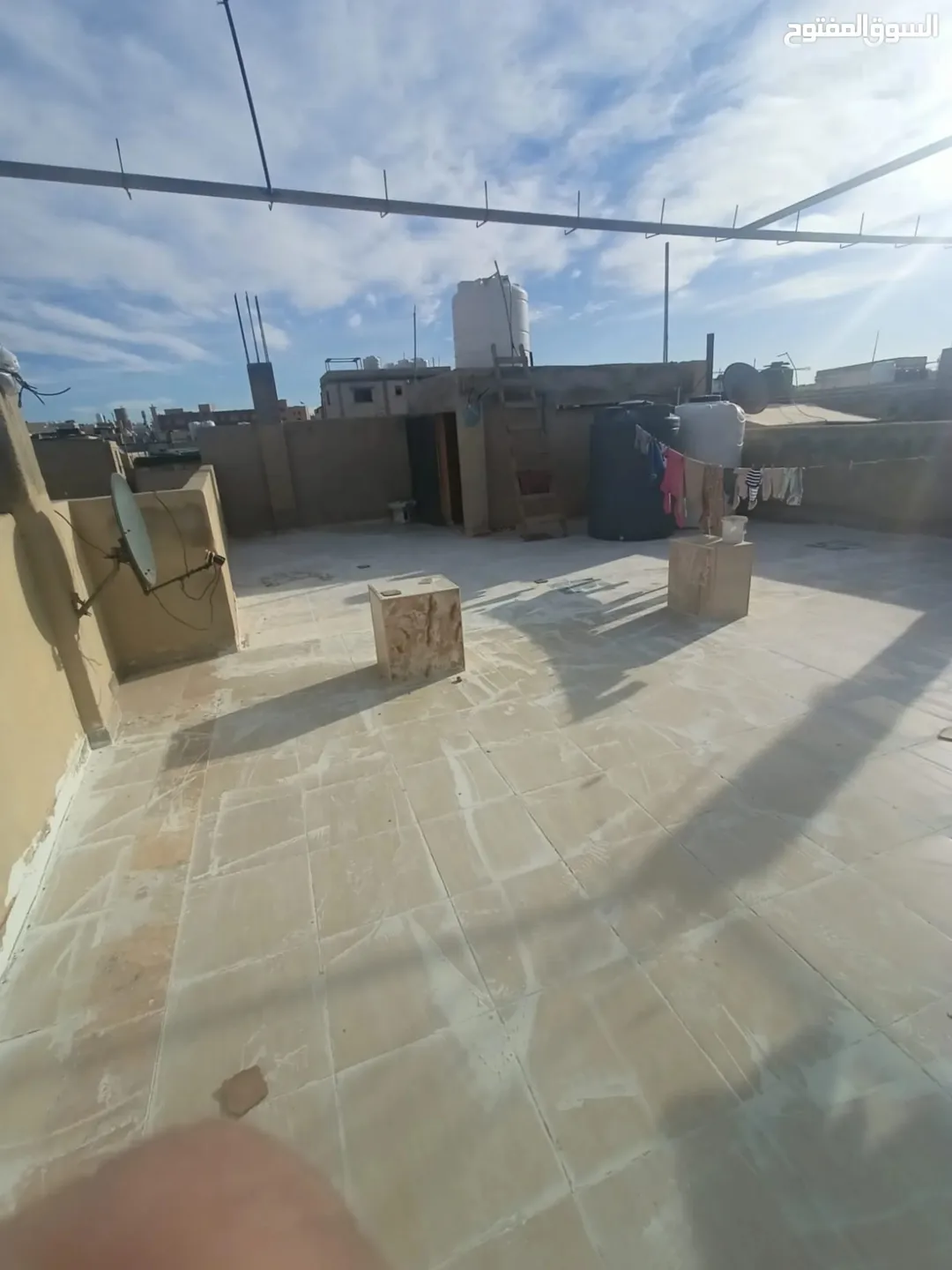 شقة أرضية حي معصوم