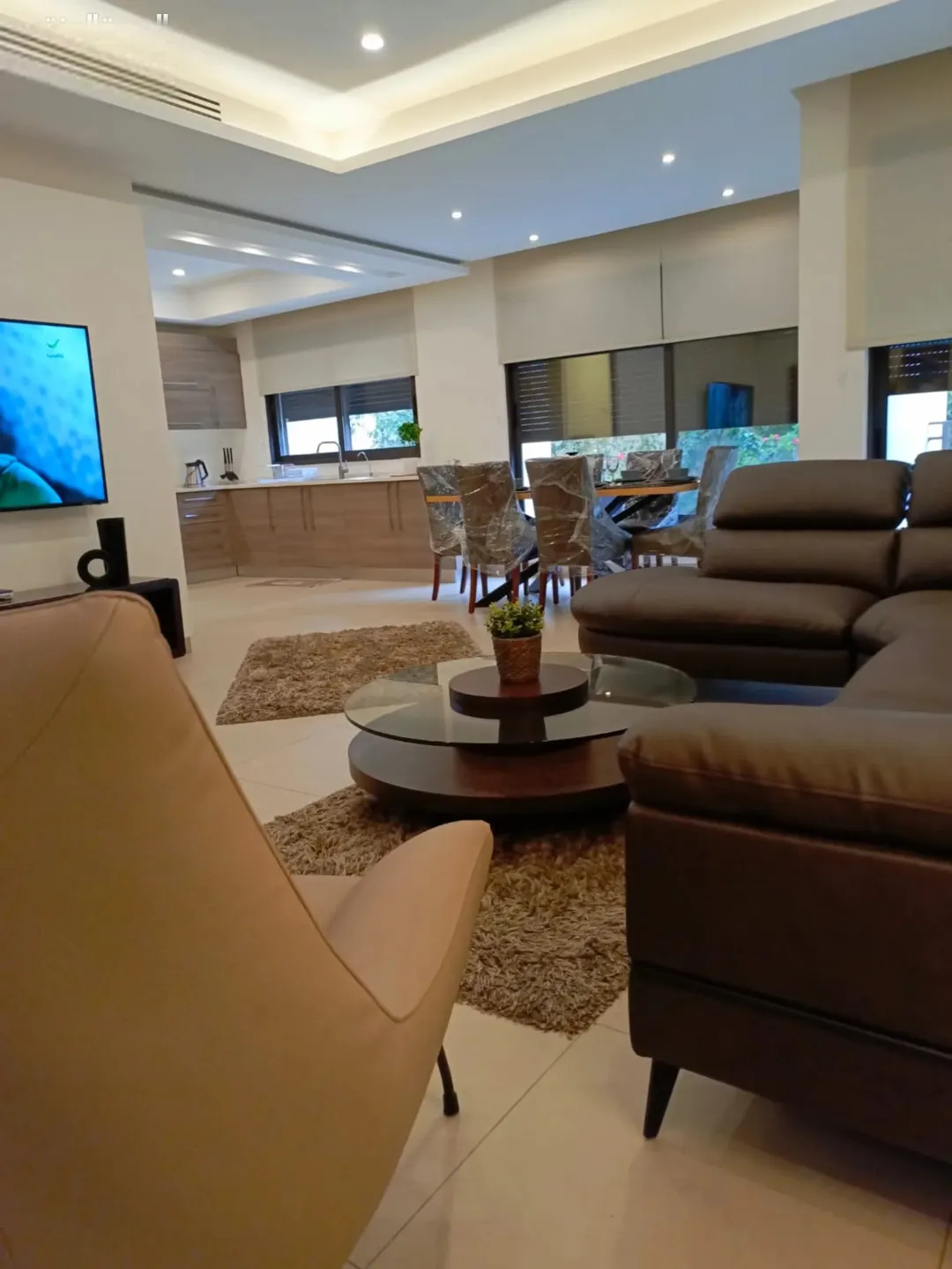 شقه فاخره غرفتين نوم مفروشه- Luxury Furnished apartment two bedrooms for rent