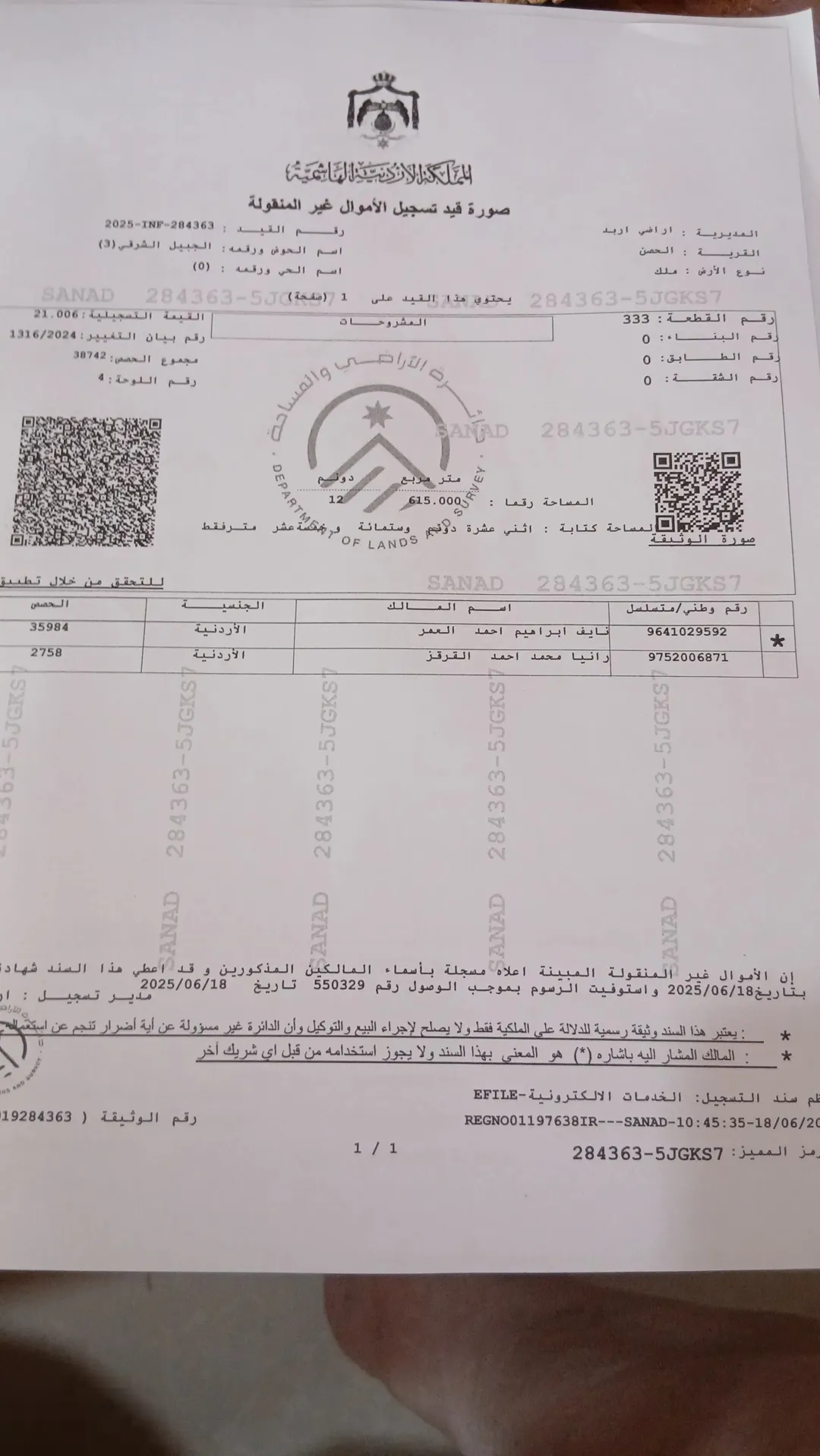 ارض قابلة للادارة 4 دونمات في موقع متميز